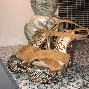Sam Edelman Snake Heels